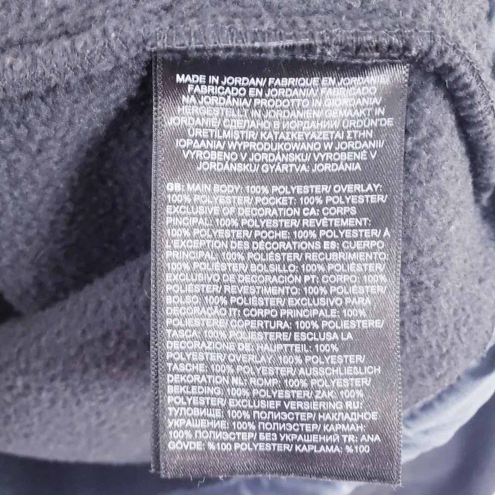 The North Face Royal Arch 1/4 Snap Fleece Pullover Jacket Black Mens Medium‎